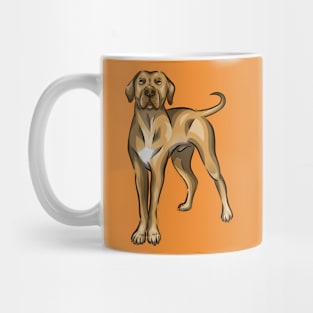 Cute Rhodesian Ridgeback Dog Mug